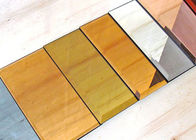5mm Decorative Tinted Beveled Glass Mirror , Large Wall Mirror Glass